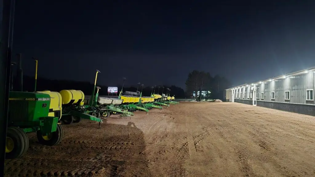 Our with a line up of planters